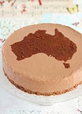 Australian Milo cheesecake with chocolate crackle crust