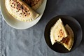 Azerbaijani savory pancakes filled with greens and herbs (Kutabi)