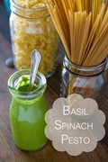 Basil spinach pesto