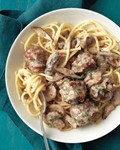 Beef Stroganoff meatballs