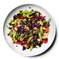 Black rice salad with lemon vinaigrette