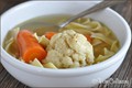 Chicken noodle soup with matzo balls
