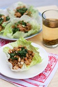 Chinese-chicken lettuce cups