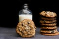 Chocolate chip cookies with currants, allspice, and fleur de sel