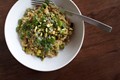Couscous with asparagus, chervil & white wine
