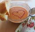 Creamy tomato basil soup