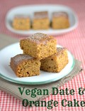 Date & orange cake (vegan)