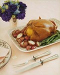 Engagement chicken (Roast chicken with lemon and herbs)