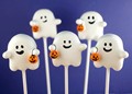 Ghost cake pops