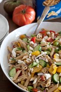 Greek pasta salad