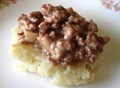 Ground beef gravy