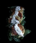 Halibut potato cakes 