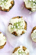 Hazelnut and carrot cupcakes (Cupcakes aux noisettes et aux carottes)