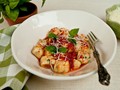 Herb ricotta gnocchi with quick tomato sauce