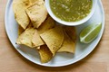 Homemade corn tortilla chips
