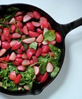 Honey-roasted radishes