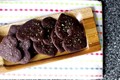 Intensely chocolate sables