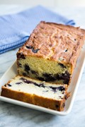 Lemon blueberry ricotta pound cake