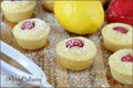 Lemon raspberry mini pancake muffins