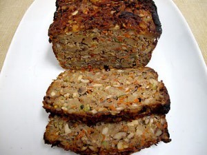 Lentil and nut loaf