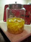 Limoncello made from a family recipe