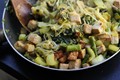 Malaysian hot-and-sour noodles with tofu and bok choy