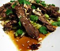 Man and wife meat slices