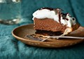 Mile-high chocolate pie