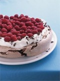 Nigella Lawson's chocolate raspberry Pavlova
