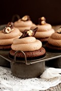 Nutella cupcakes with Nutella buttercream frosting