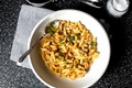Pasta and white beans with sizzling garlic-rosemary oil