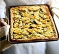 Potato, Taleggio & spinach tart