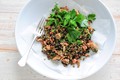 Quick sausages & lentils