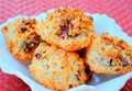Raspberry coconut macaroons