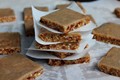 Raw ginger and cashew slice