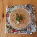 Red curry rockfish chowder