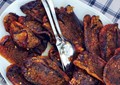 Roasted peppers with herbed breadcrumbs