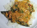 Salmon in curry sauce (kary trey salmon)
