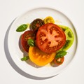 Sliced tomato salad