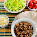 Slow cooker "browns-in-the-crockpot" spicy ground beef for tacos, burritos, or taco salad