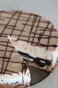 Slutty brownie ice cream cake