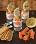 Smoked salmon verrines