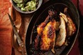 South American roast chicken with guacamole
