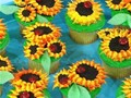 Sunflower cupcakes