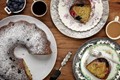 Sweet berry lime cake