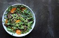 Tangerine arugula salad with lightly pickled dates and pepitas