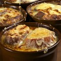 Traditional French onion soup