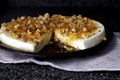 Yogurt panna cotta with walnuts and honey